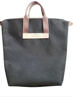 Moet & Chandon Branded Canvas w/ Leather Details Travel/Picnic Tote Bag